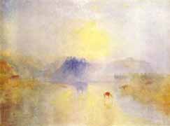 Norham Castle at sunrise by J.M.W. Turner (circa 1845), Tate Gallery, London